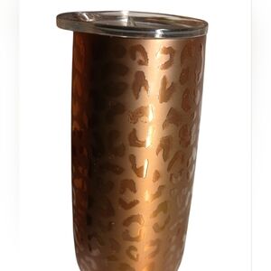 Leopard Print Food Storage Container - Brown